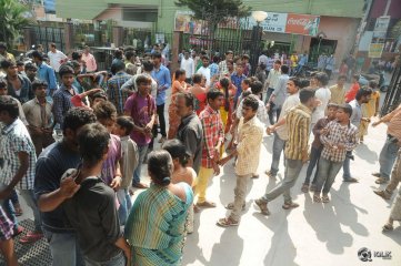 Son Of Sathyamurthy Movie Hungama in Hyderabad